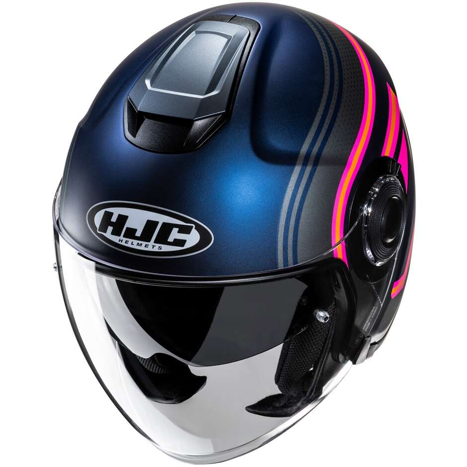 Hjc i40N LINIA MC28SF Jet Motorcycle Helmet