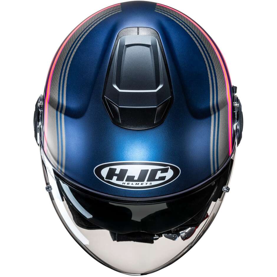 Hjc i40N LINIA MC28SF Jet Motorcycle Helmet