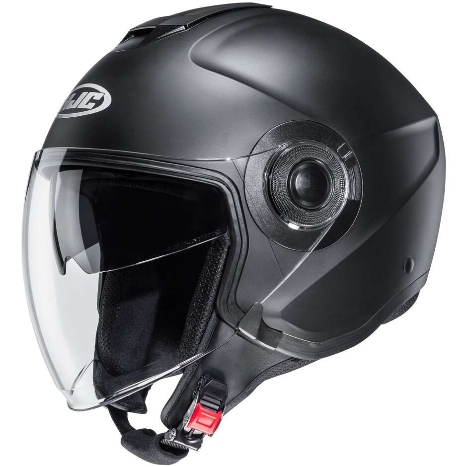 Hjc i40N Semi Matt Black Jet Motorcycle Helmet