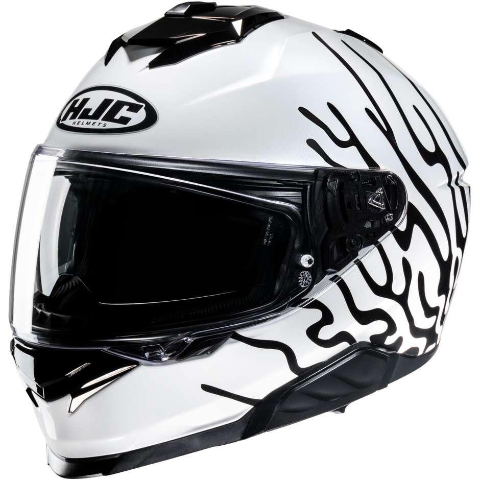 Hjc i71 CELOS MC3H Full Face Motorcycle Helmet White Yellow