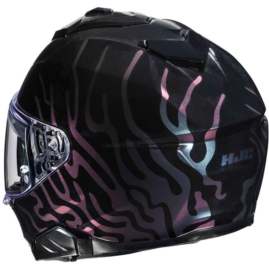 Hjc i71 CELOS MC5 Full Face Motorcycle Helmet Black White