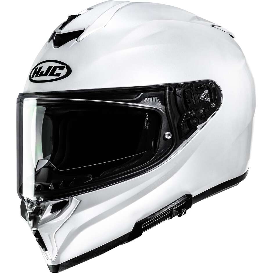 HJC i72 SOLID Full Face Motorcycle Helmet Pearl White