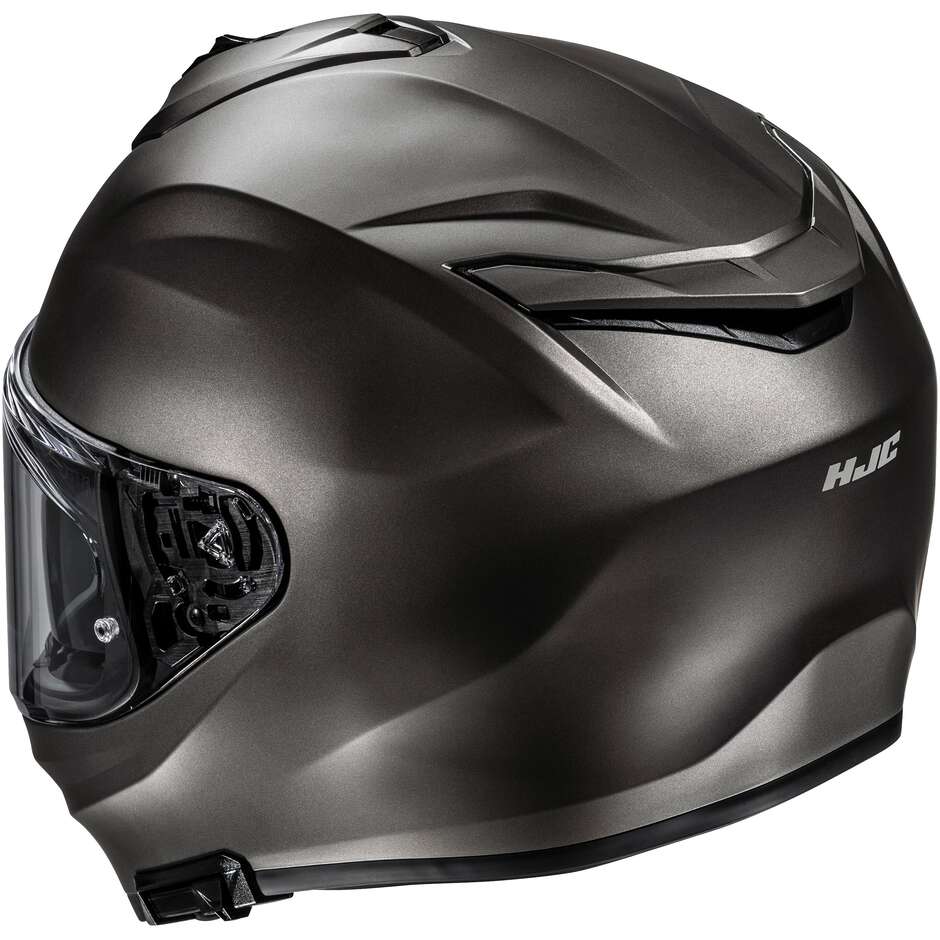 HJC i72 Solid Semi-Matte Titanium Full Face Motorcycle Helmet