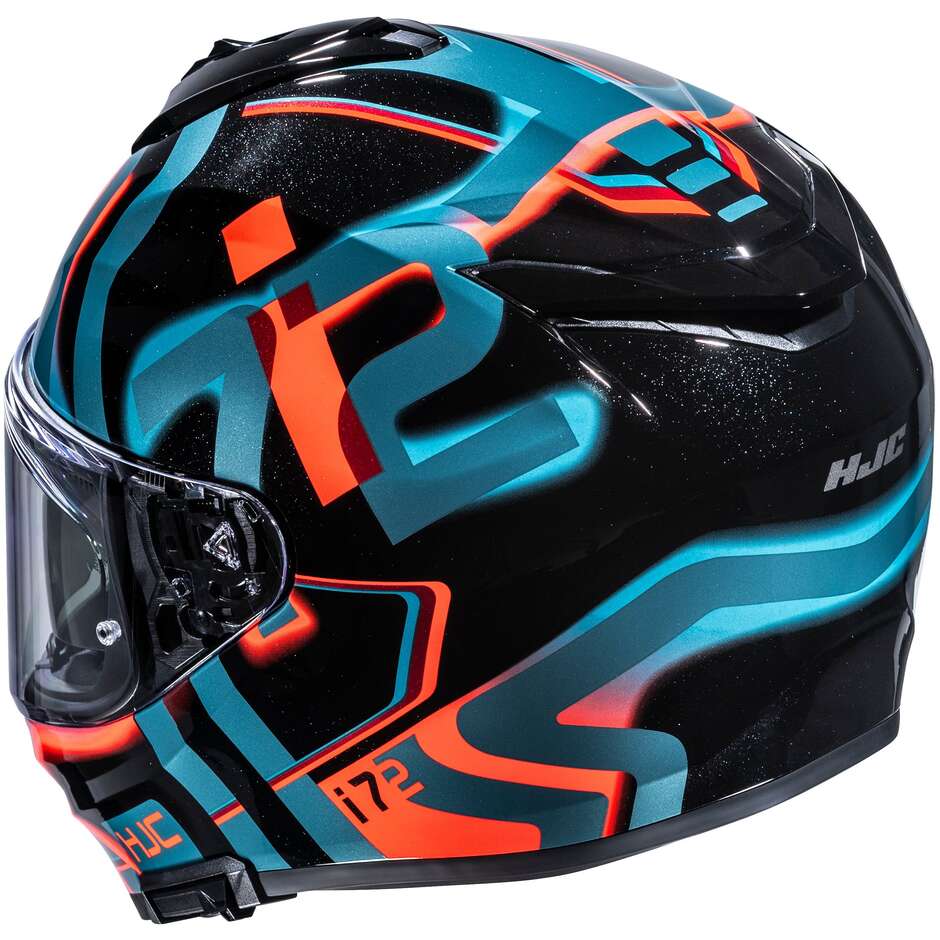 HJC i72 TALA MC26H Integralhelm für Motorräder, Blau-Orange