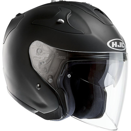 Hjc Motorcycle Helmet Jet JET-FG Fiber Silver Matte Black 