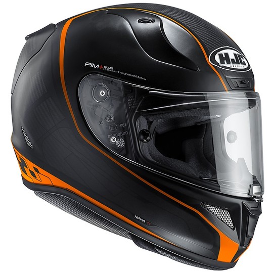 HJC Motorradhelm Integral RPHA 11 MC- Riberte 7SF Schwarz Orange
