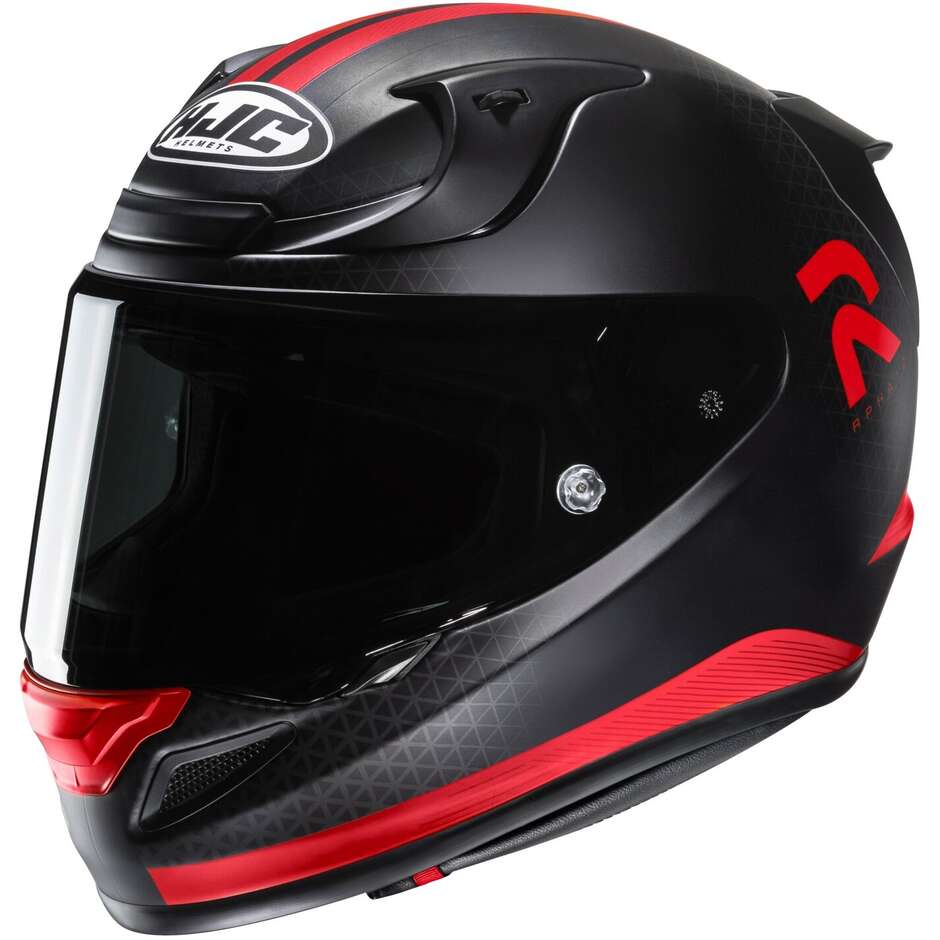 Hjc RPHA 12 ENOTH MC1SF Full Face Motorcycle Helmet Matt Black Red