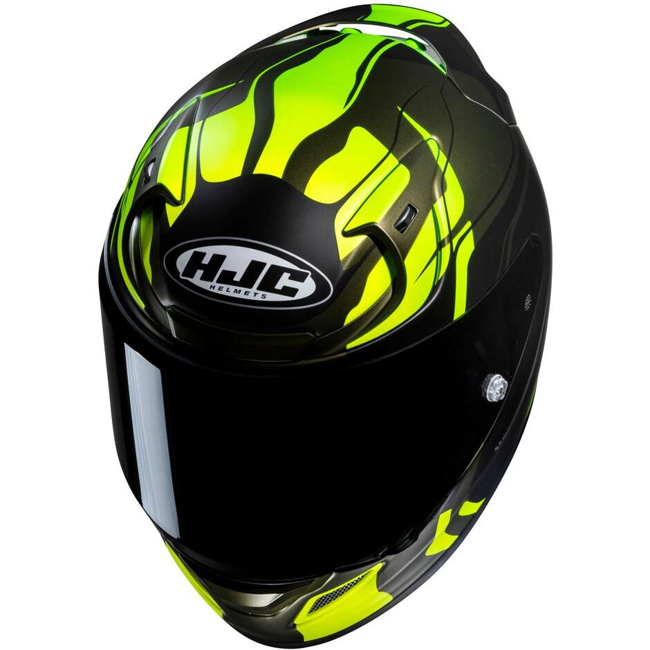 Hjc RPHA 12 LAWIN MC4SF Full Face Motorcycle Helmet Matt Black Yellow