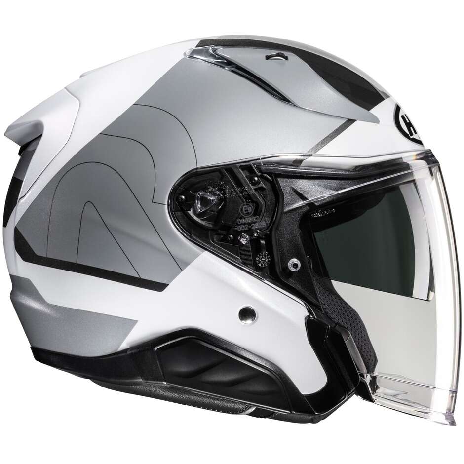 Hjc RPHA 31 CHELET MC10 White Gray Motorcycle Jet Helmet