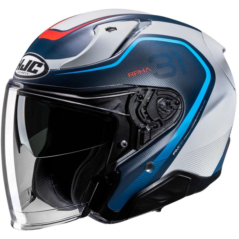 Hjc RPHA 31 KOUV MC21SF White Blue Matt Motorcycle Helmet
