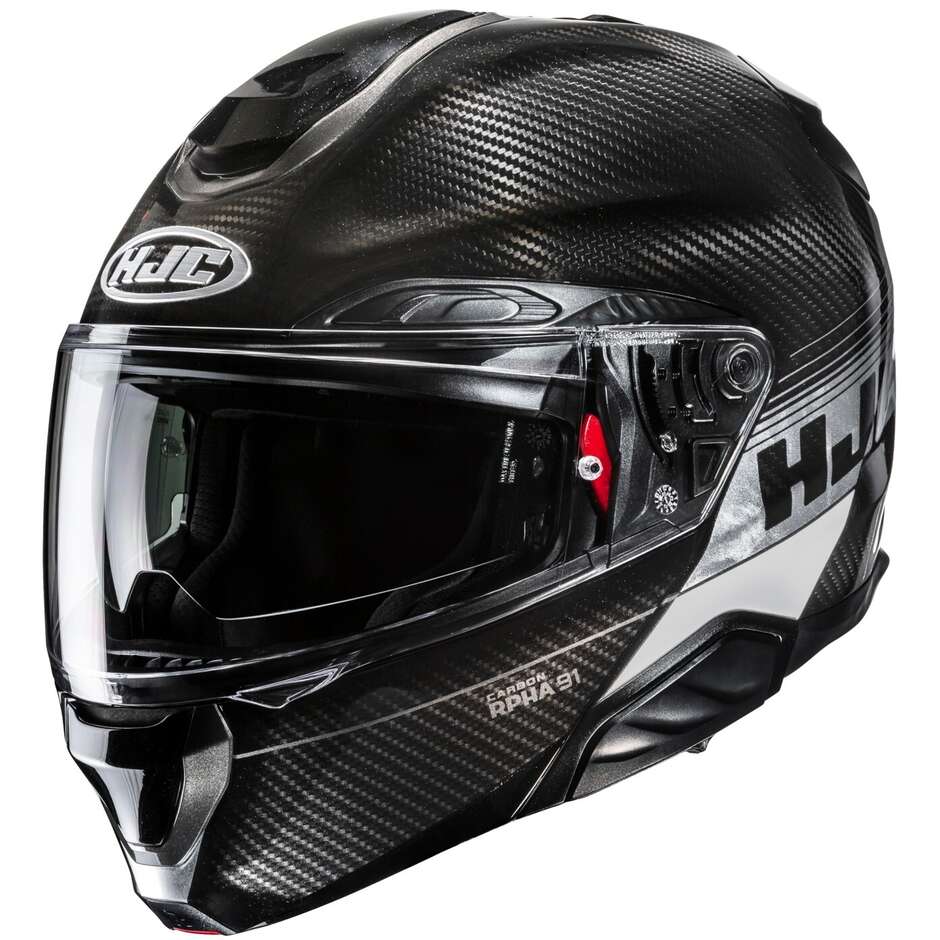 Casque de moto modulable HJC RPHA 91 CARBON ELIG MC5