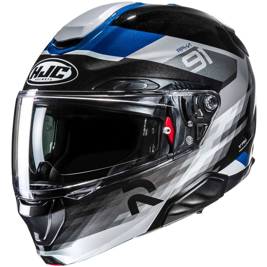 HJC RPHA 91  MADAL MC2 Modular Motorcycle Helmet