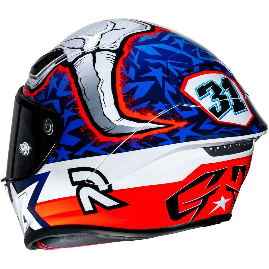 Hjc RPHA1 GARRETT GERLOFF REPLICA MC21 Integralhelm für Motorradfahrer