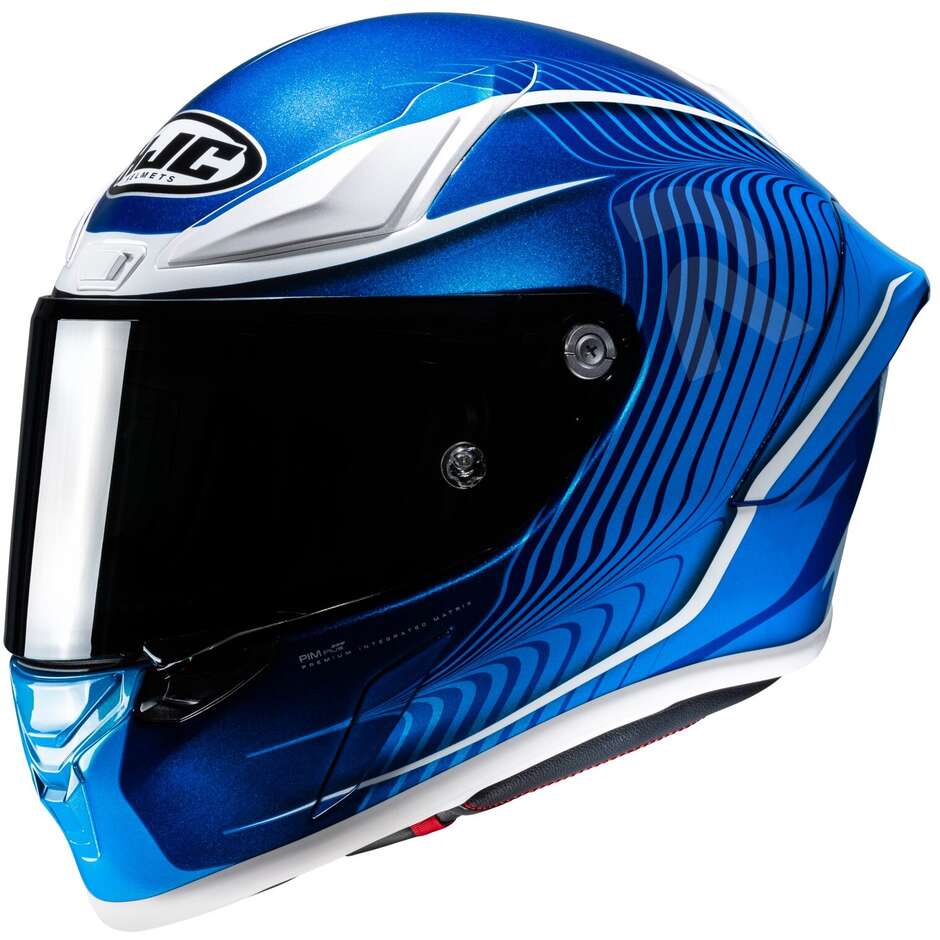 Hjc RPHA1 LOVIS MC2 Full Face Motorcycle Helmet Blue White