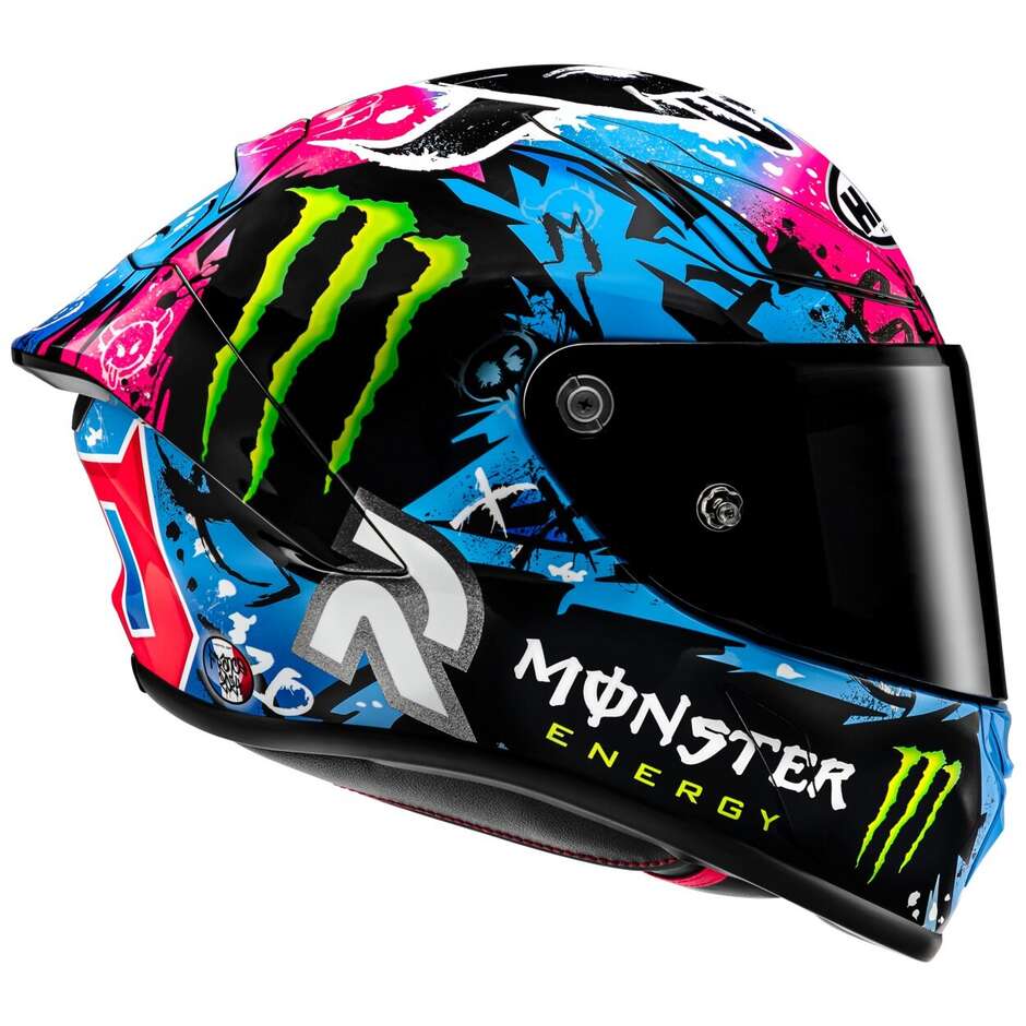 Hjc RPHA1 QUARTARARO LE MANS II MC28 Full Face Motorcycle Helmet
