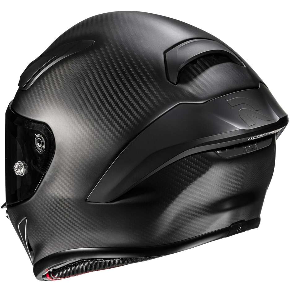 HJC RPHA1 V2 CARBON Integralhelm für Motorradfahrer, Mattschwarz