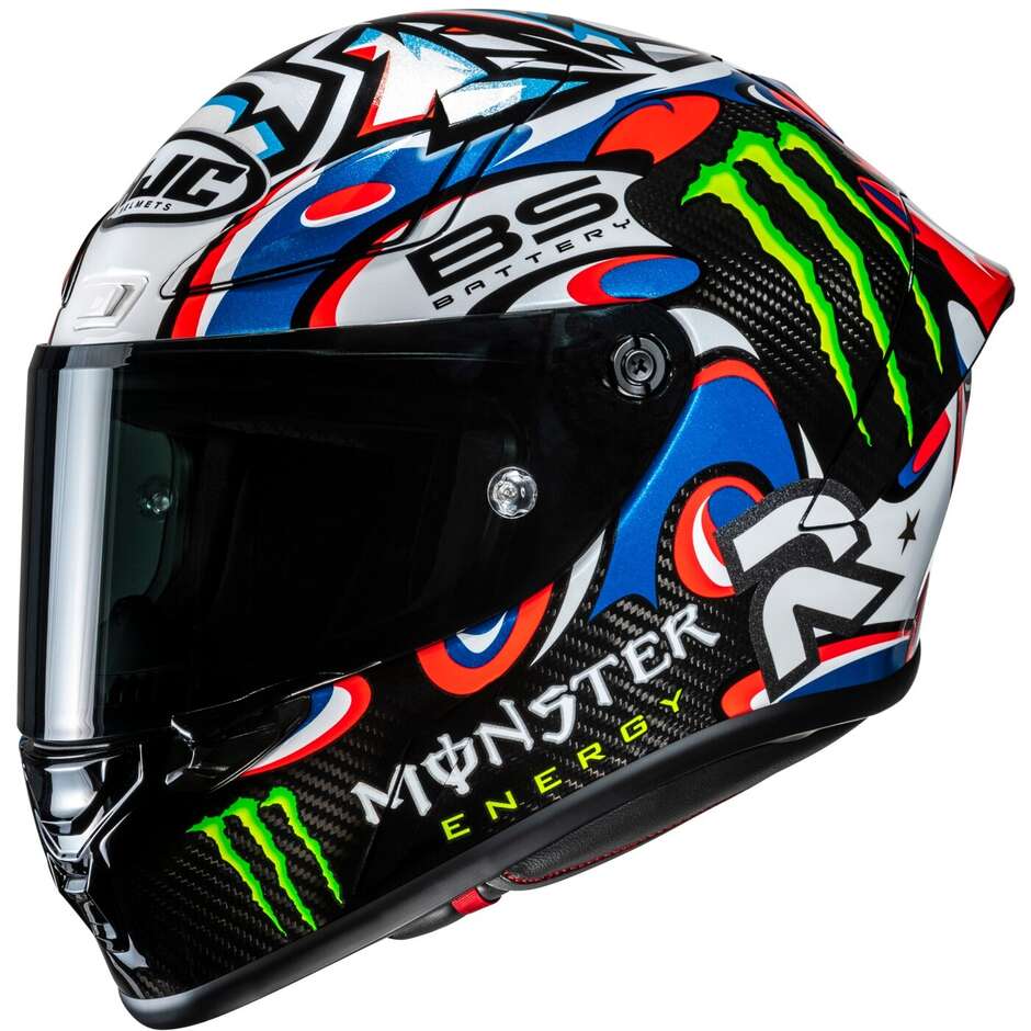 HJC RPHA1 V2 CARBON QUARTARARO LE MANS 3 MC21 Full Face Motorcycle Helmet
