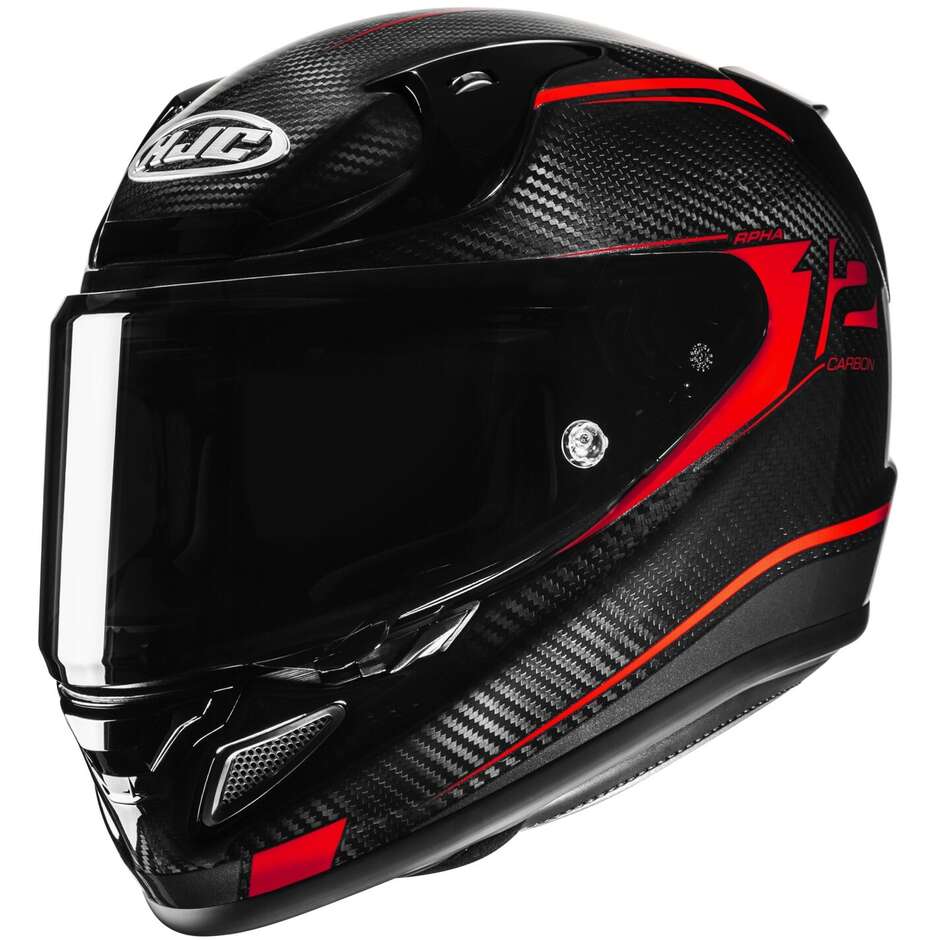 Hjc RPHA12 CARBON KERES MC1 Integraler Motorradhelm