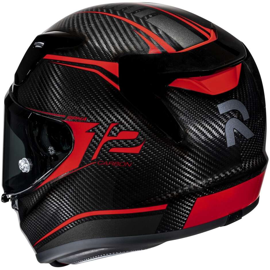 Hjc RPHA12 CARBON KERES MC1 Integraler Motorradhelm