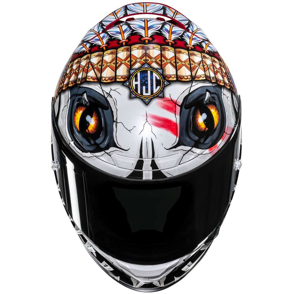 Hjc RPHA12 SKULLY MC1 Integral Motorcycle Helmet