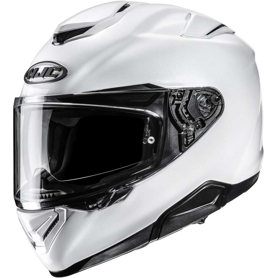 HJC RPHA72 SOLID Integralhelm für Motorradfahrer, Perlweiß