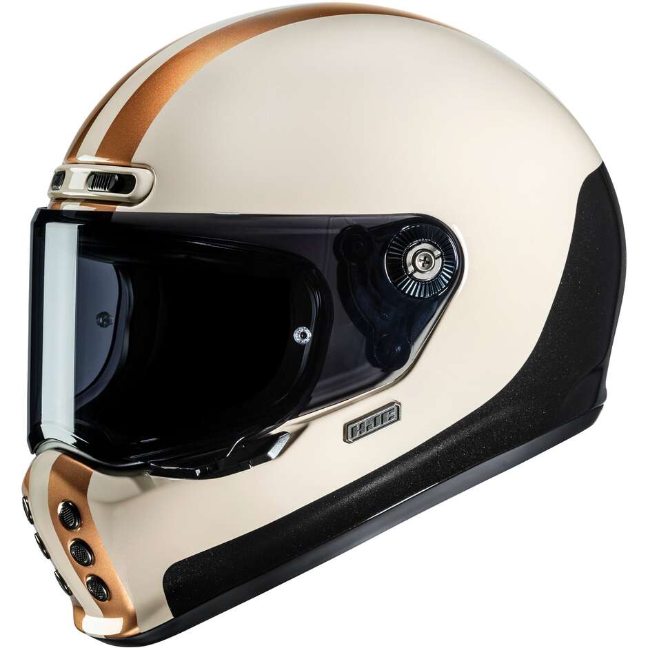 HJC V10 CORE MC9 Gold Full Face Motorcycle Helmet