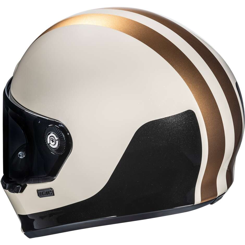 HJC V10 CORE MC9 Gold Full Face Motorcycle Helmet