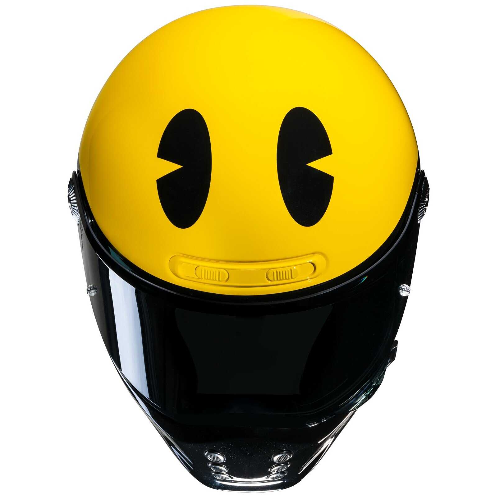 Hjc V10 PAC-MAN BANDAI NAMCO MC3 Integral Motorcycle Helmet For Sale ...