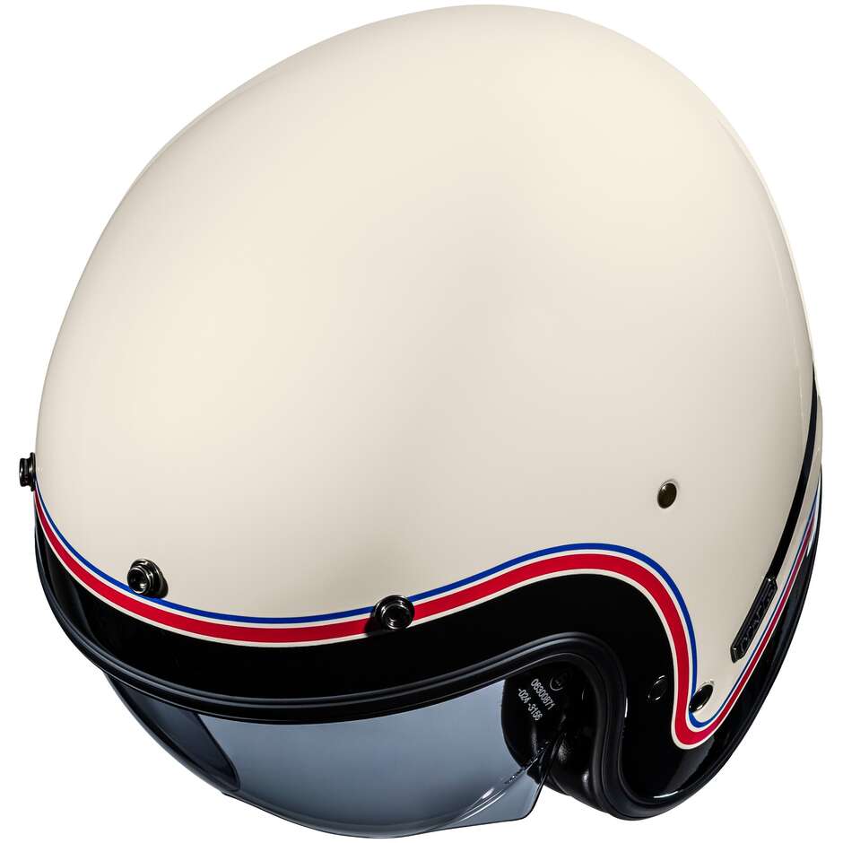 HJC V31 NOVA MC21 Custom Jet Motorcycle Helmet Blue Red