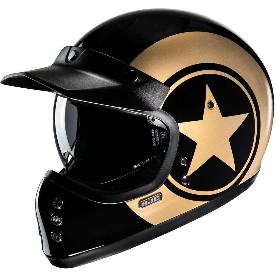 Hjc V60 NYX MC9 Full Face Motorcycle Helmet Black Gold