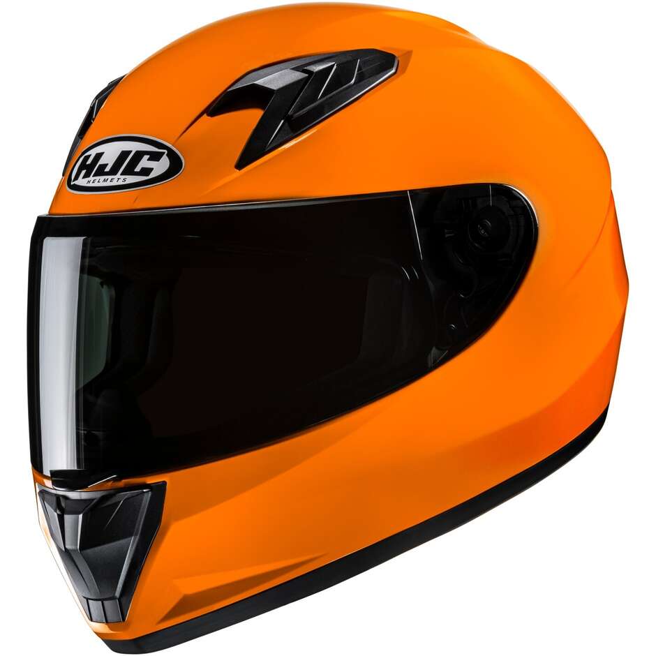 HJC Y10 Full Face Motorcycle Helmet for Kids, Sunset Orange