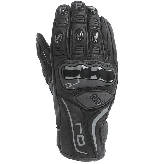 HL SPIN Black Leather Leather Gloves
