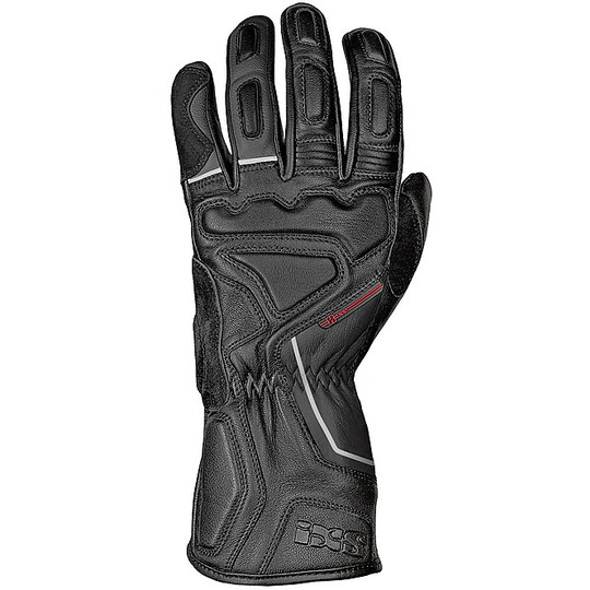 Homologated Leather Touring Gloves Ixs Tiga Black