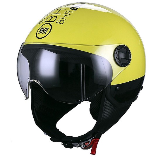 Honda Motorcycle Helmet BHR 801 Style Yellow Bomber