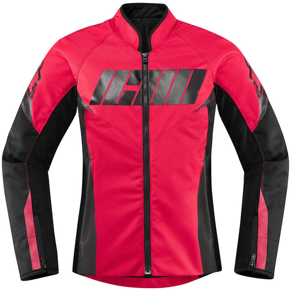 HOOLIGAN Women's Motorcycle Jacket Red