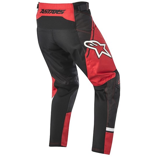 Hosen Moto Cross Enduro Alpinestars Racer Pants Supermatic 2016 Rot Weiß Schwarz
