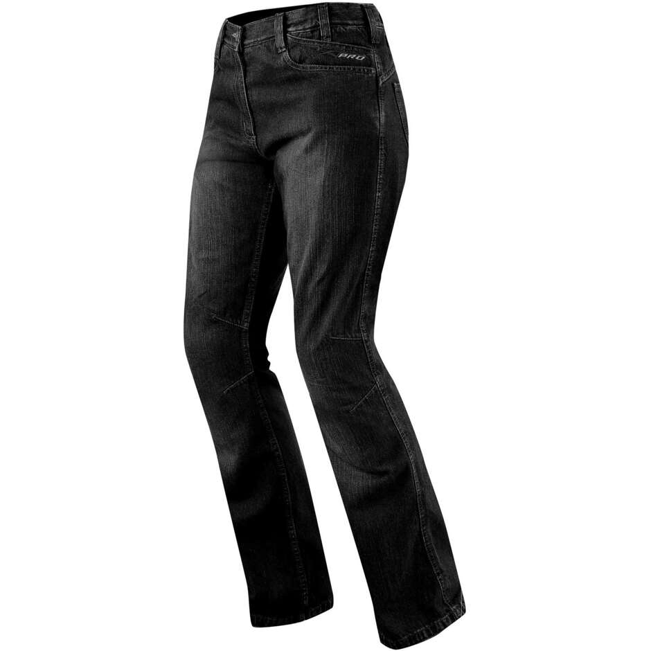 Hosen Moto Jeans A-Pro-Modell Engel Lady Black