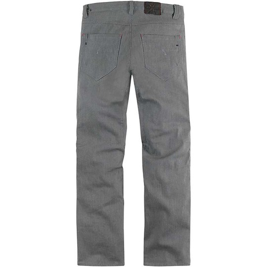 Hosen Moto Jeans-Denim-Icon Hooligan Grau