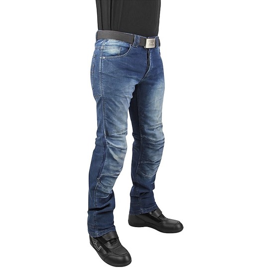 Hosen Moto Jeans Raincoats OJ Bluster Blau