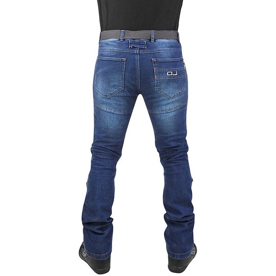 Hosen Moto Jeans Stretch OJ Sole Blu