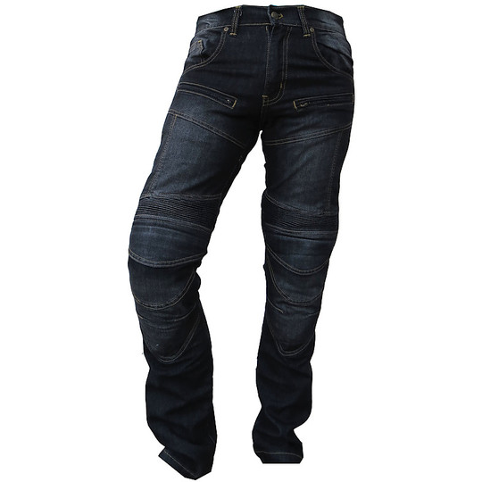 Hosen Moto Jeans Techniker Held HR777 Luft mit schwarzen Umzäunungen