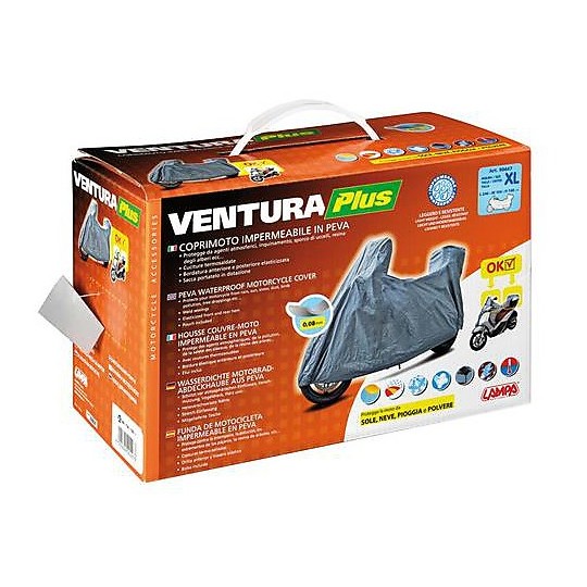 Housse de moto étanche Ventura Plus en Peva 246x104x148 cm (LHW)