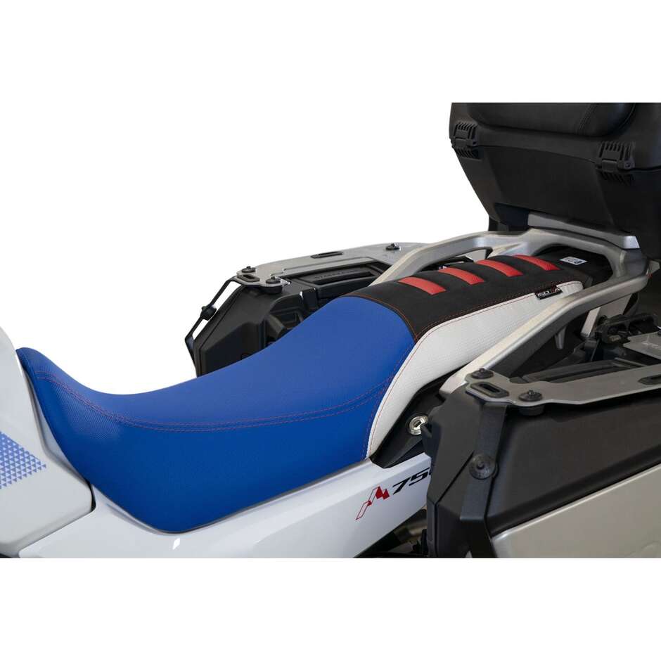 Housse de selle Isotta HONDA Transalp XL 750 à partir de 2023 Noir Rouge Bleu