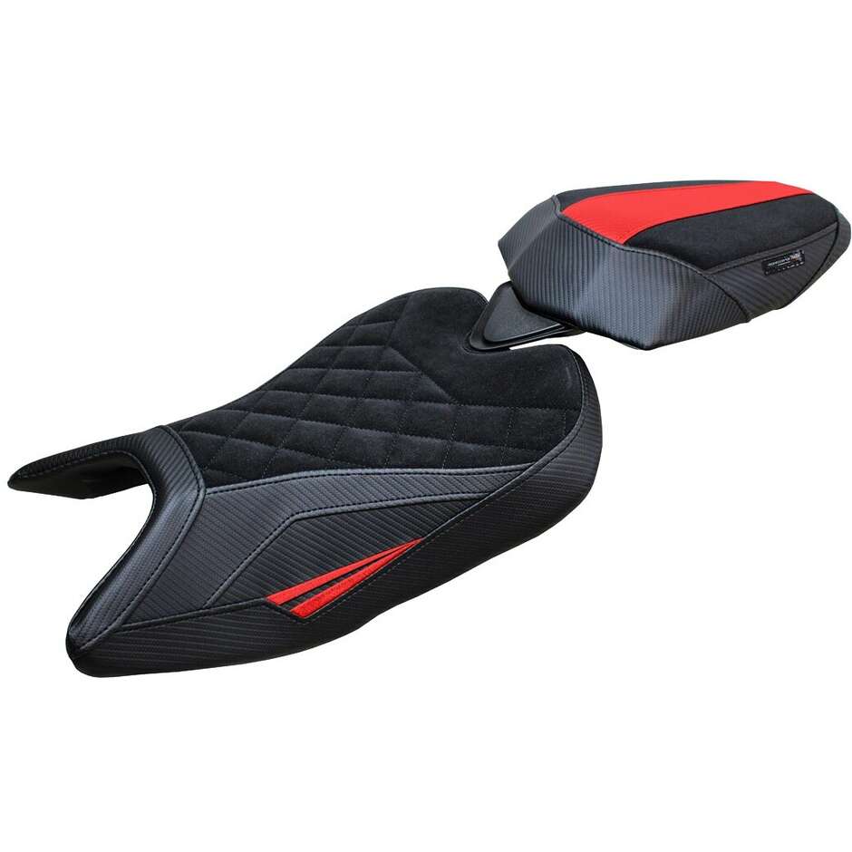 Housse de selle TPZ Italia spécifique pour Aprilia RS 457 (modèles 2023-2025), édition spéciale Bezz Velvet