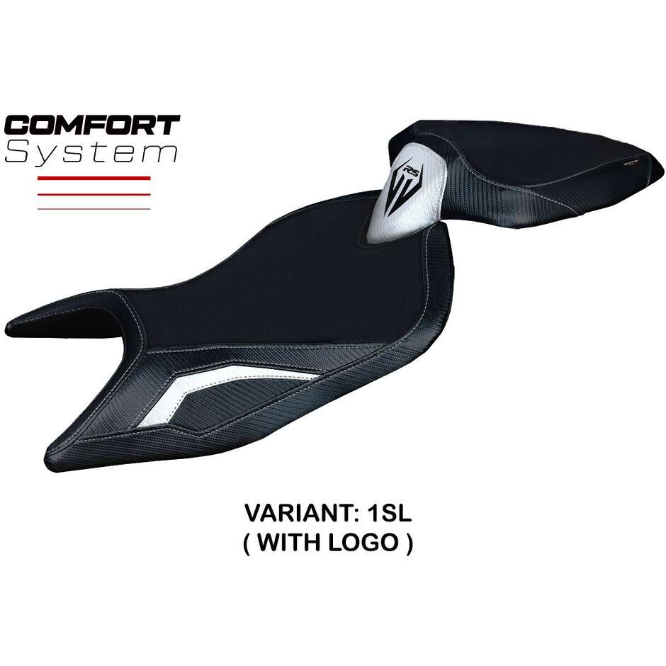 Housse de selle TPZ Italia spécifique pour Aprilia RS 660 (modèles 2021-2025) avec système de confort Naxos
