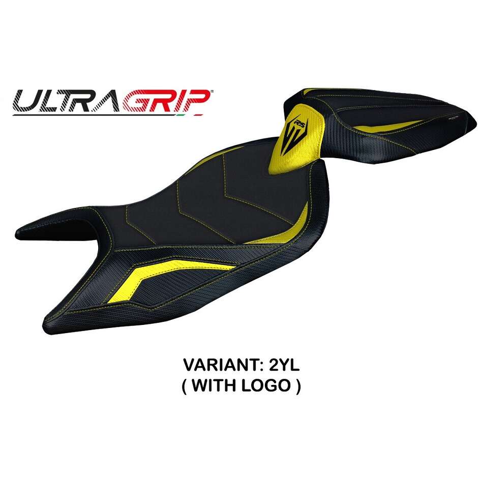Housse de selle TPZ Italia spécifique pour Aprilia RS 660 (modèles 2021-2025) Naxos Ultragrip