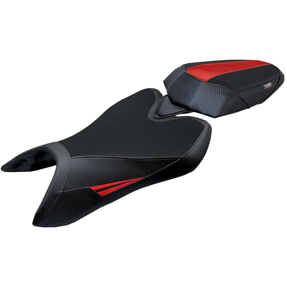 Housse de selle TPZ Italia spécifique pour Aprilia Tuono 457 2025 modèle Vignesh
