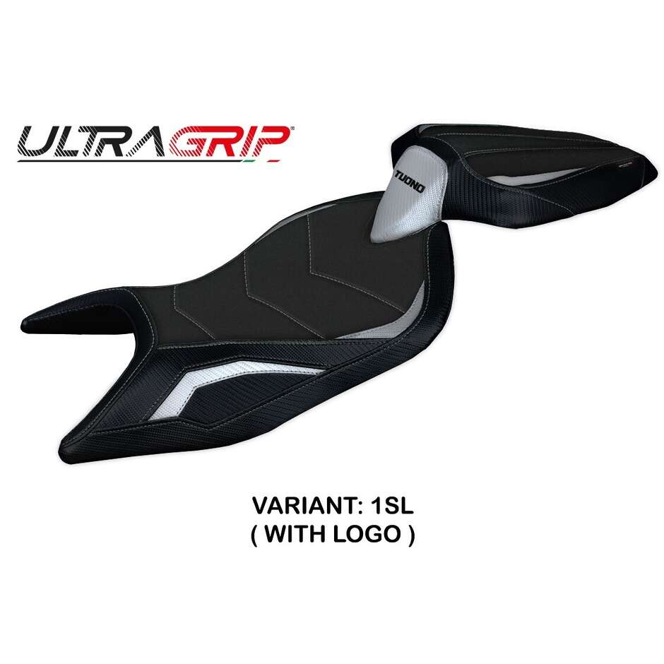 Housse de selle TPZ Italia spécifique pour Aprilia Tuono 660 2021-2024 modèle Sparta Ultragrip