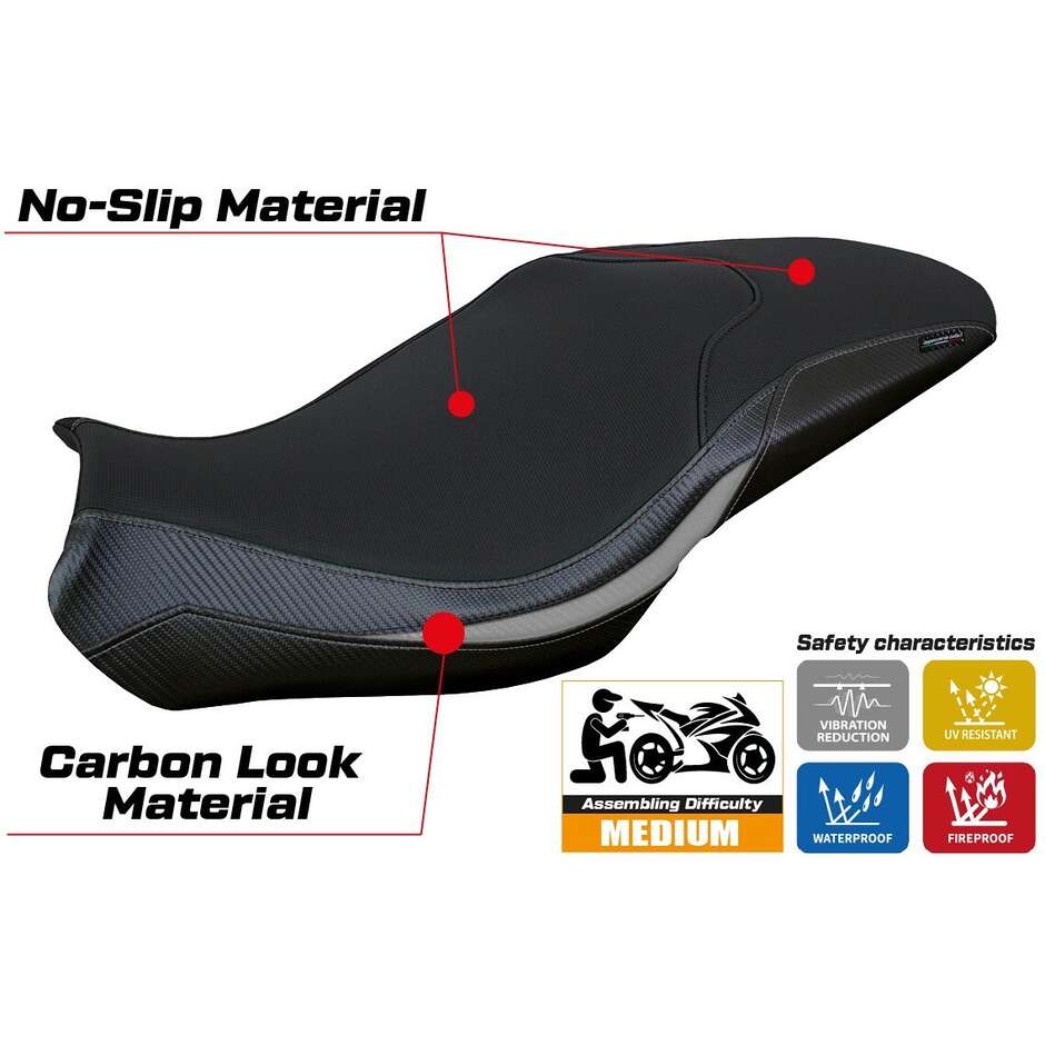 Housse de selle TPZ Italia spécifique pour Benelli 752 S modèle Lima 2019-2025