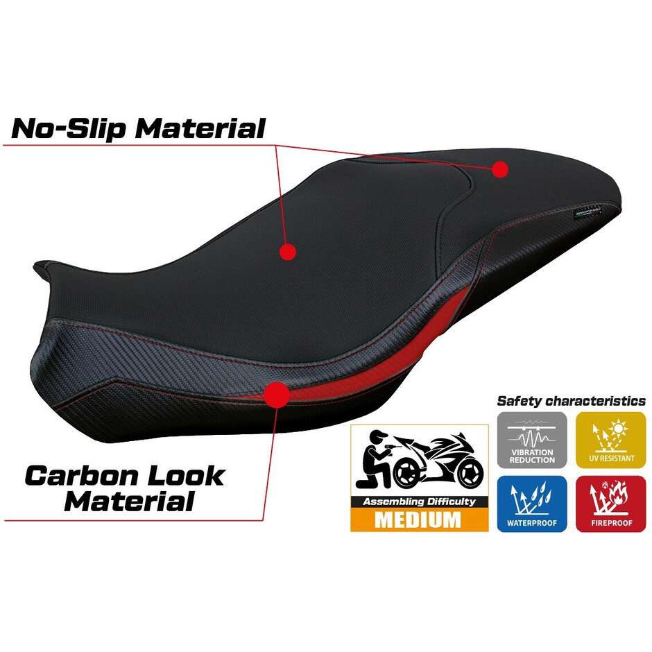 Housse de selle TPZ Italia spécifique pour Benelli 752 S modèle Lima 2019-2025